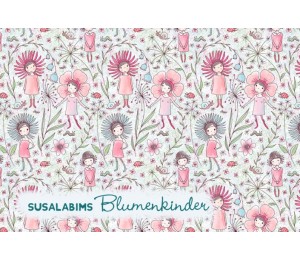 Bio Jersey Lillestoff - Blumenkinder Blumenmädchen